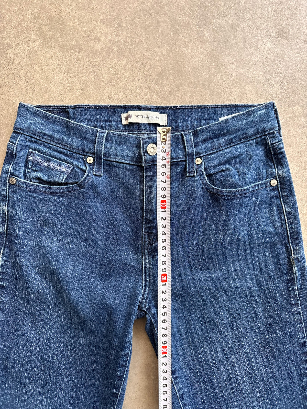 Levi's 505 Straight Leg וינטג׳ - 28 – חולצת וינטג׳ ליוויס, תמונה 4