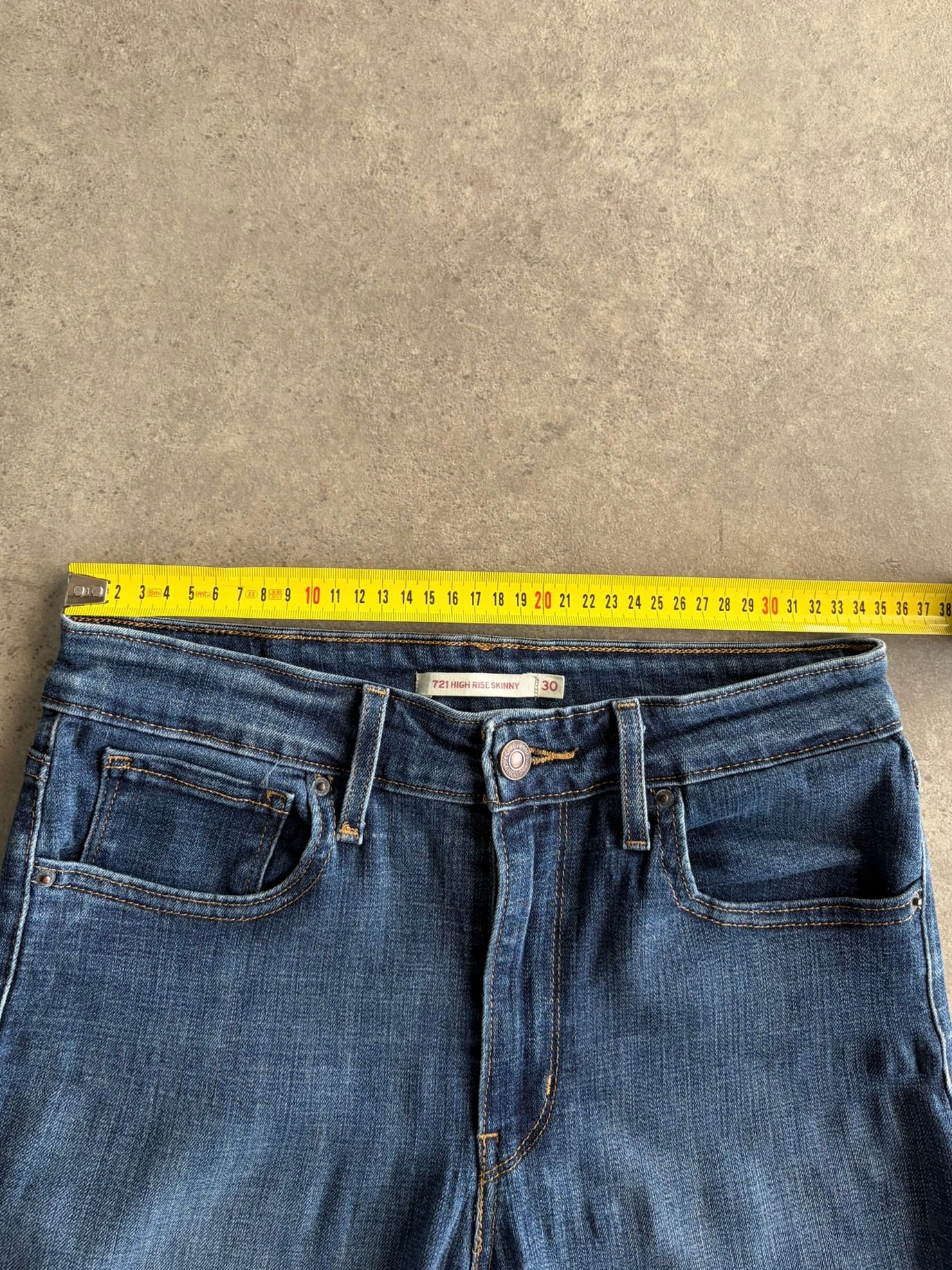 שורטס ג׳ינס Levi's 721 קאט-אוף וינטג׳ - 28