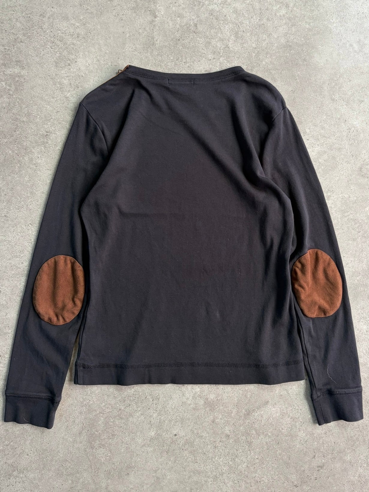חולצת לונגסליב Ralph Lauren עם פאצ׳ים וינטג׳ - XS