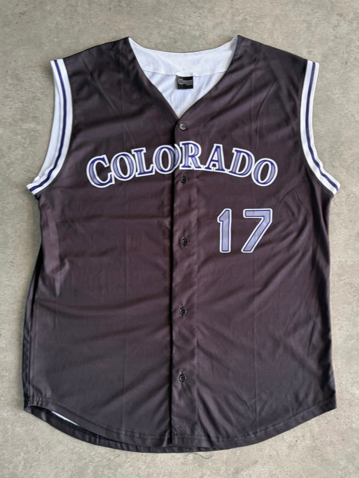 ג׳רזי בייסבול Colorado Rockies Helton וינטג׳ - L