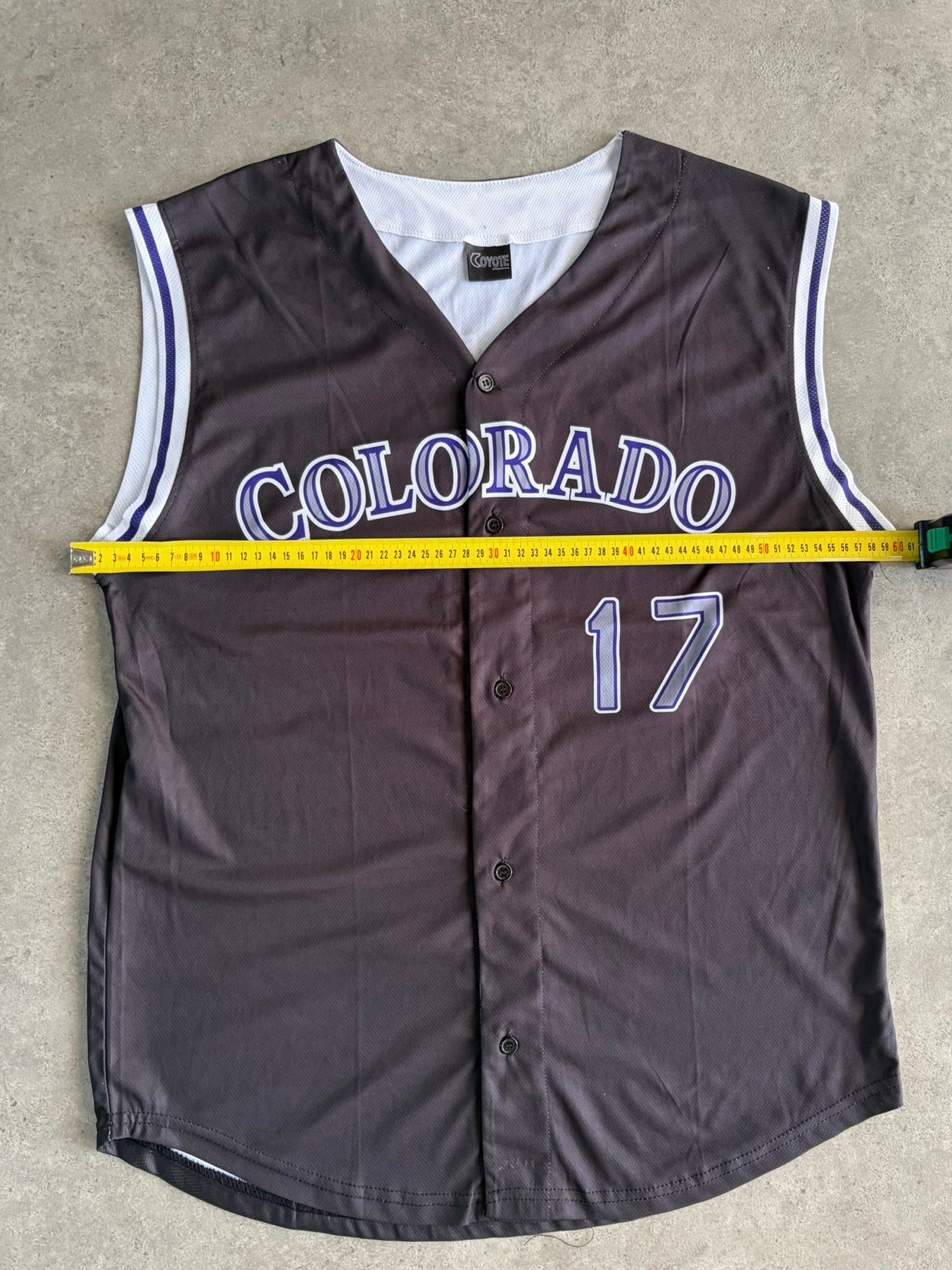 ג׳רזי בייסבול Colorado Rockies Helton וינטג׳ - L