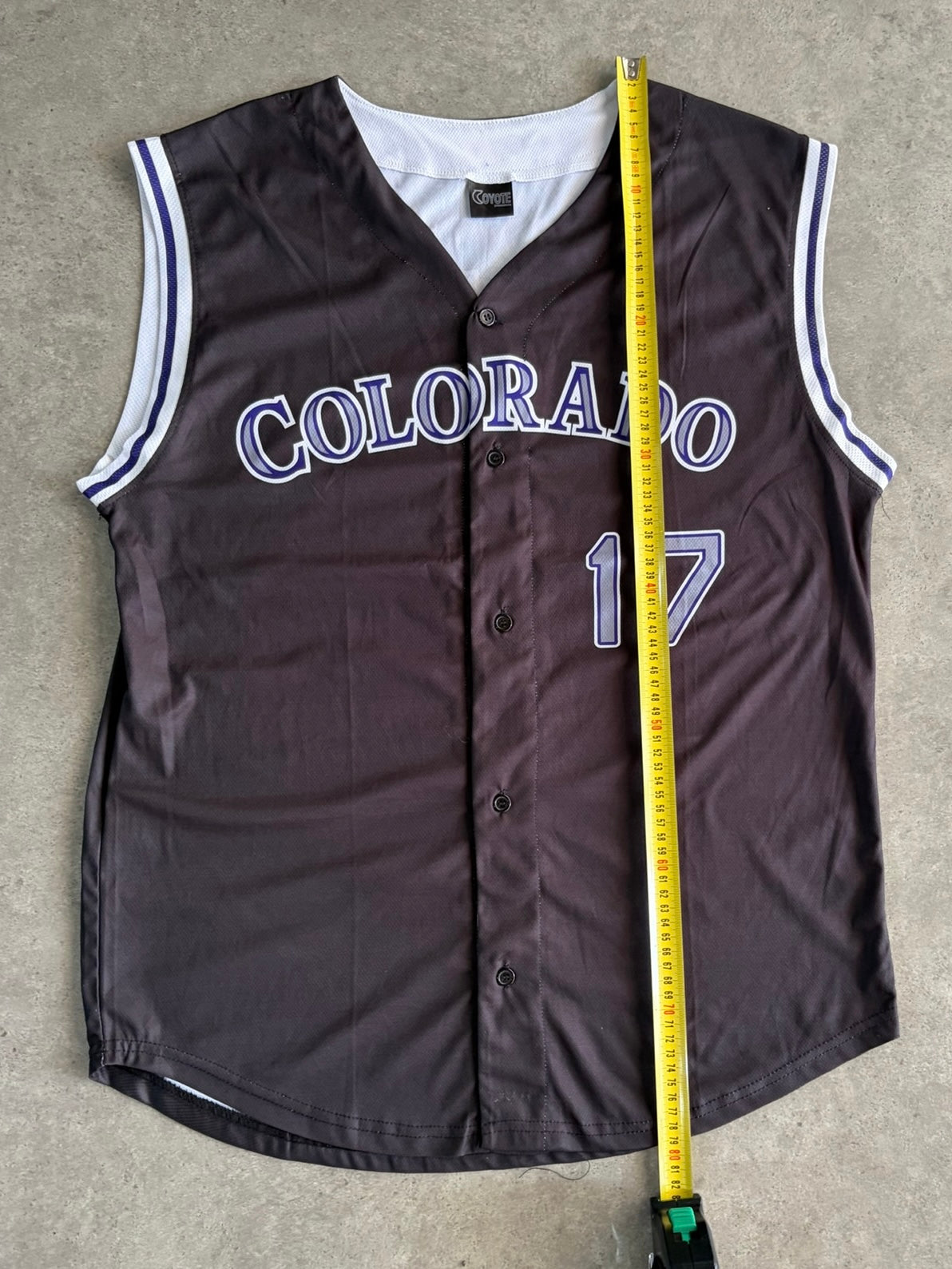 ג׳רזי בייסבול Colorado Rockies Helton וינטג׳ - L