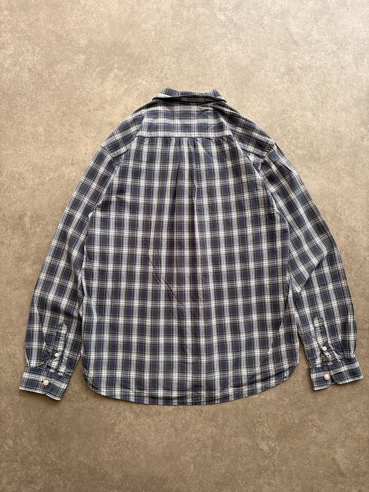חולצה מכופתרת משובצת Tommy Hilfiger וינטג׳ - S – חולצת פלנל משבצות וינטג׳ טומי הילפיגר, תמונה 2