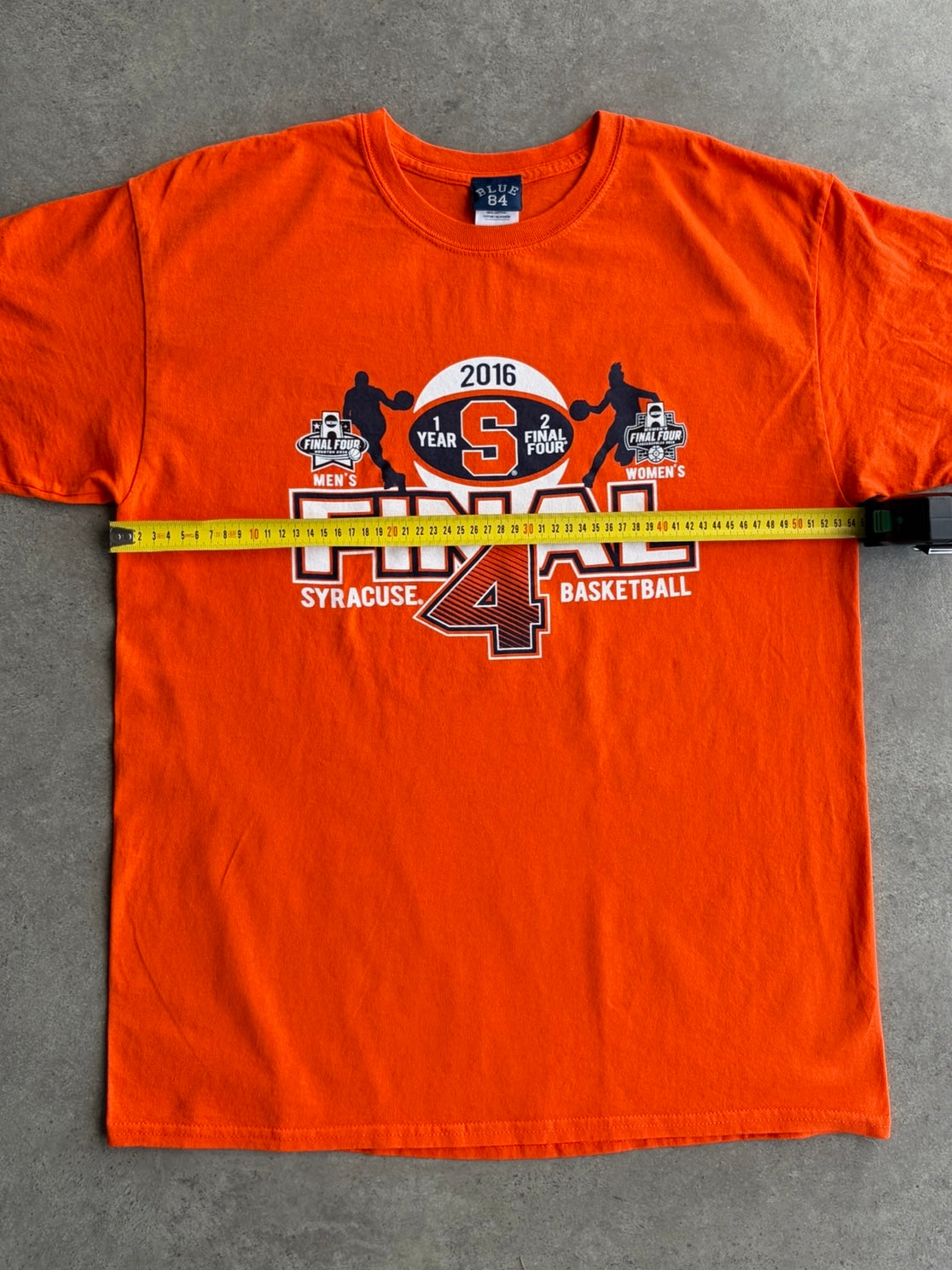 טי שירט Syracuse Basketball Final Four 2016 וינטג׳ - M