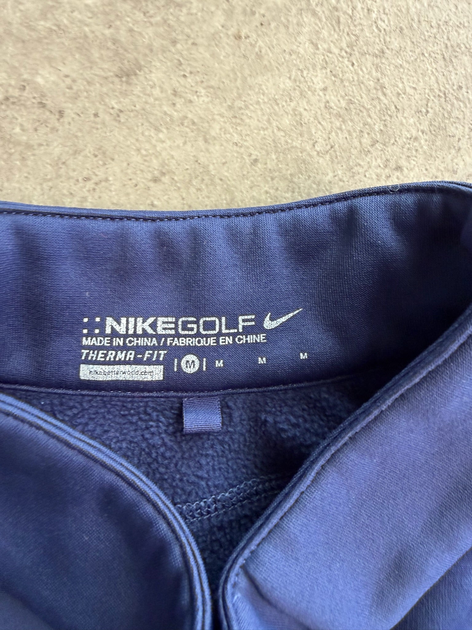 סווטשירט Nike Golf חצי רוכסן וינטג׳ - M