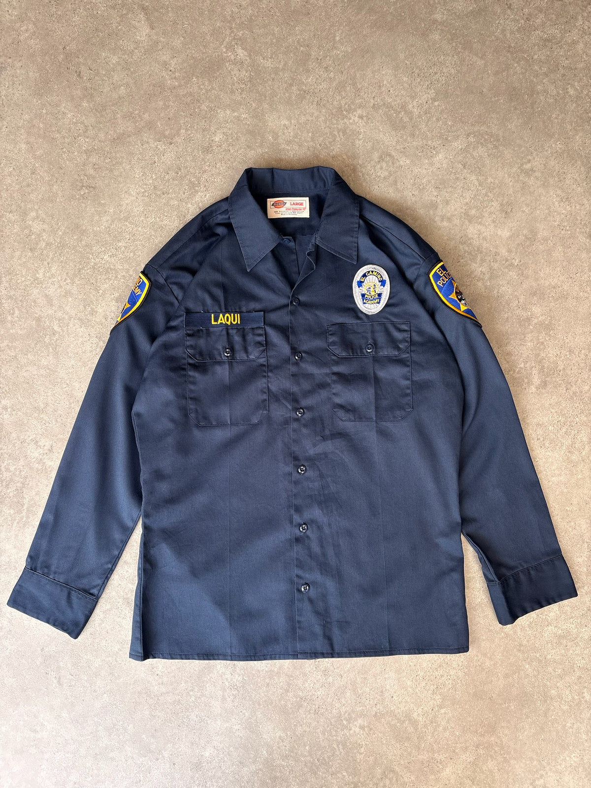 חולצת Dickies משטרתית וינטג׳ - L – חולצת וינטג׳ דיקיס | DNA תל אביב