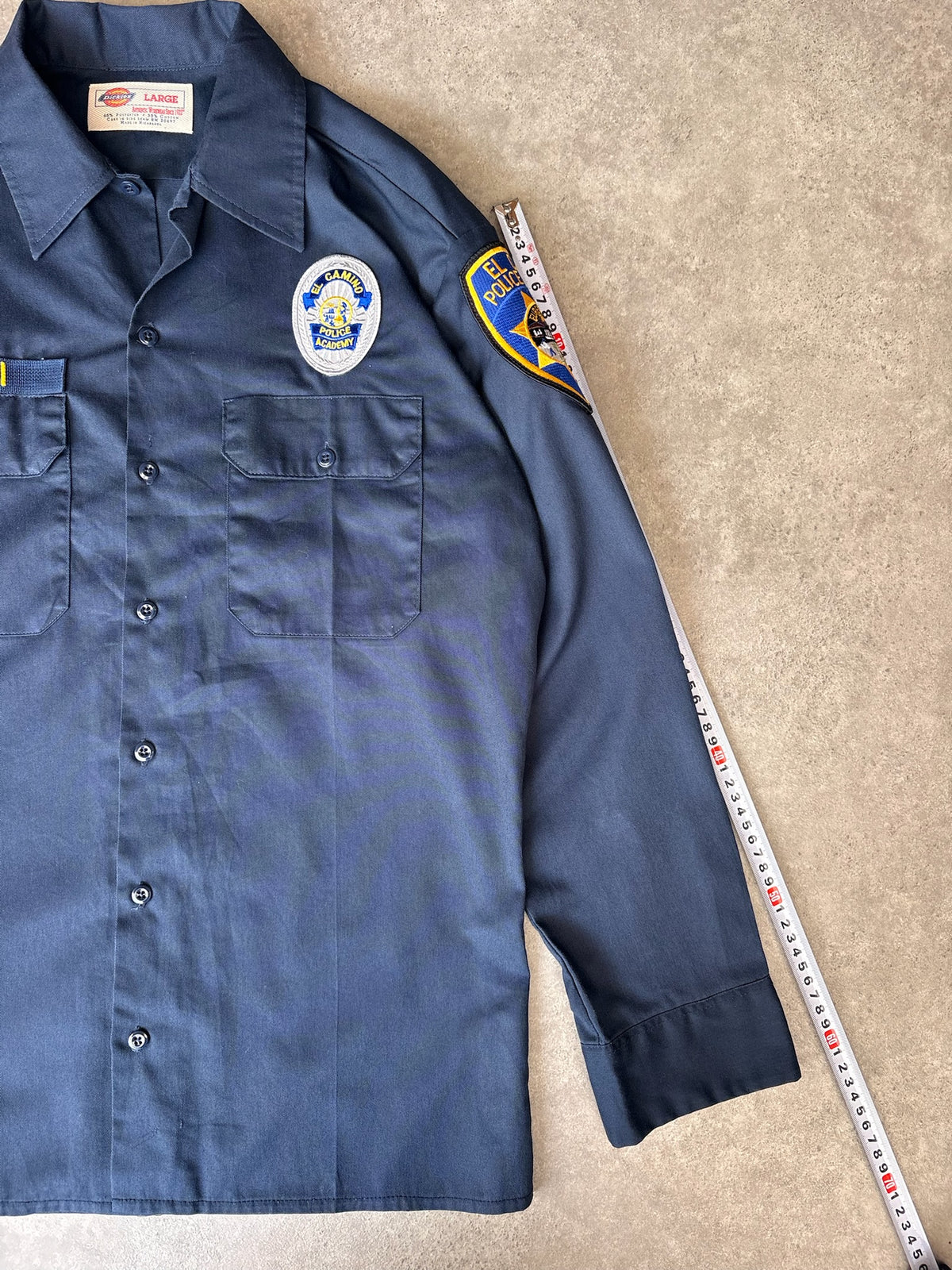 חולצת Dickies משטרתית וינטג׳ - L – חולצת וינטג׳ דיקיס, תמונה 5