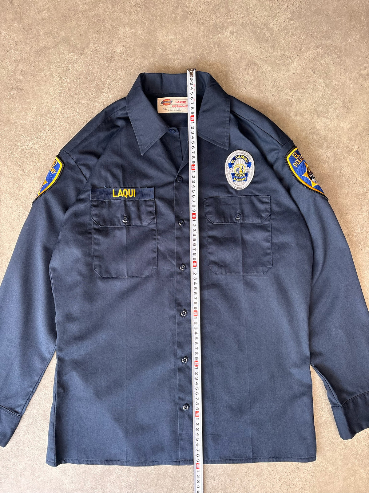 חולצת Dickies משטרתית וינטג׳ - L – חולצת וינטג׳ דיקיס, תמונה 4