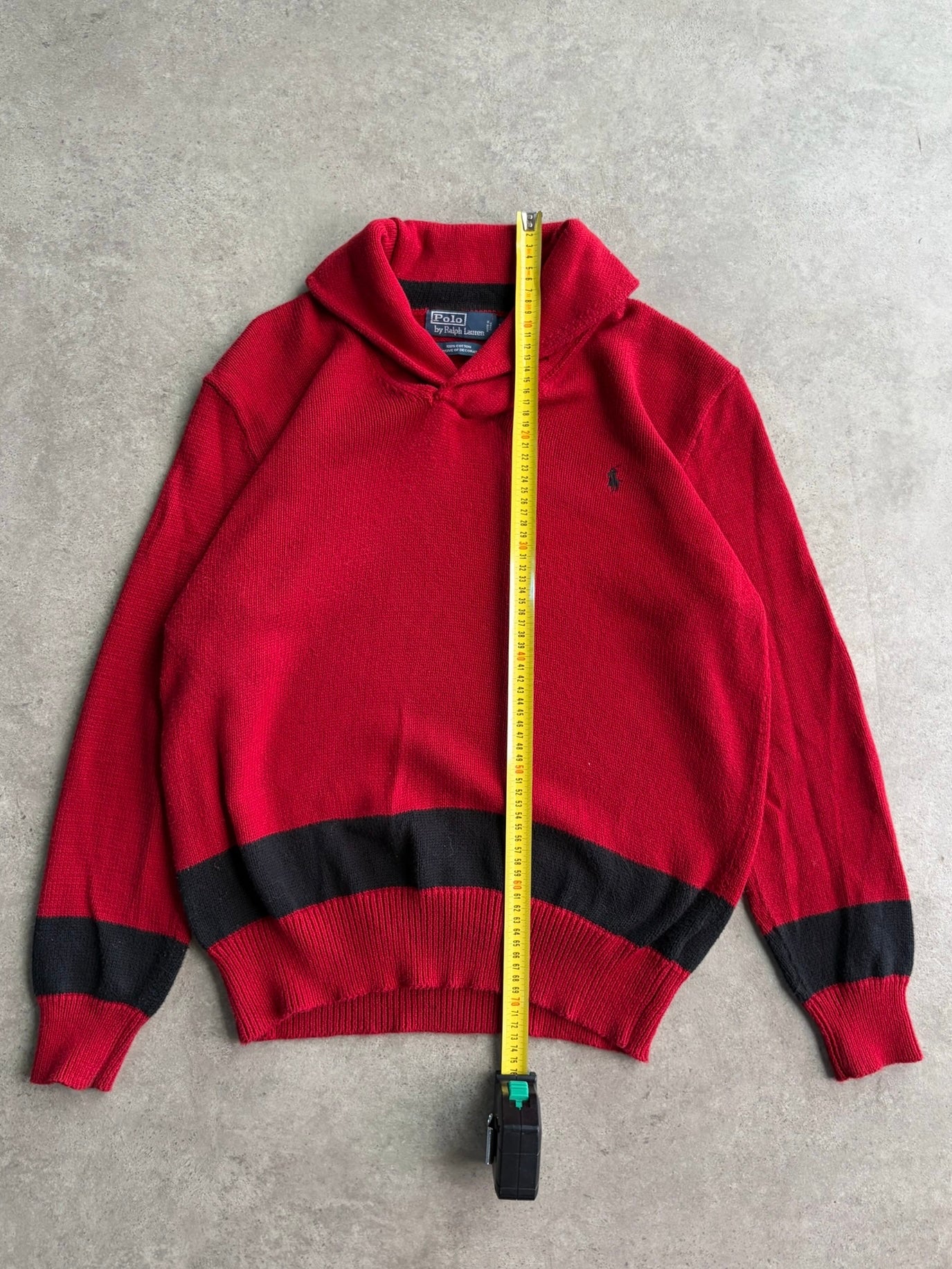 סוודר שאול קולר Polo Ralph Lauren וינטג׳ - XL