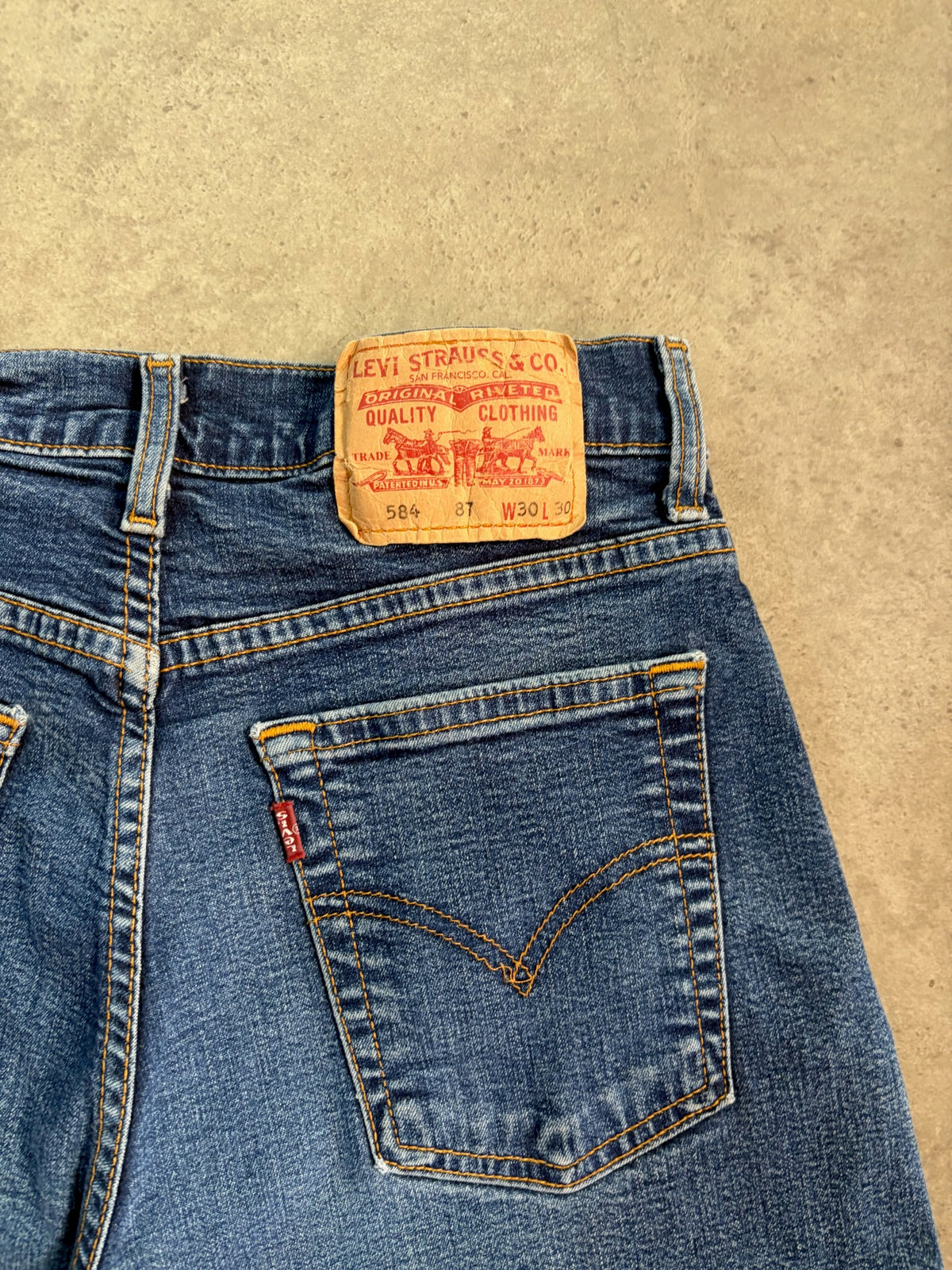 Levi's 501 ג'ינס וינטג' בגזרת בוטקאט - 30 – ג׳ינס ליוויס וינטג׳, תמונה 3