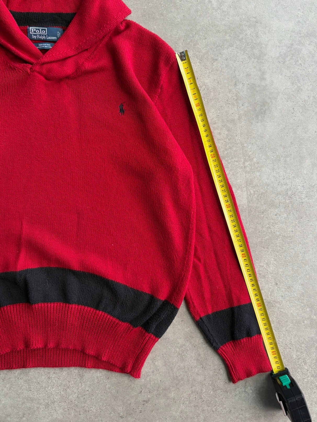 סוודר שאול קולר Polo Ralph Lauren וינטג׳ - XL