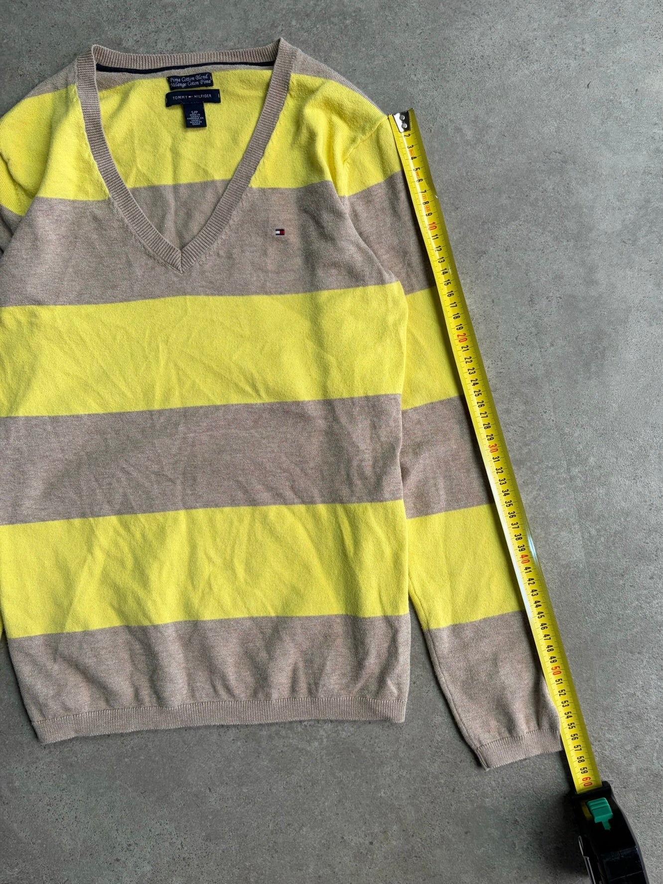סוודר Tommy Hilfiger פסים וינטג׳ - XS