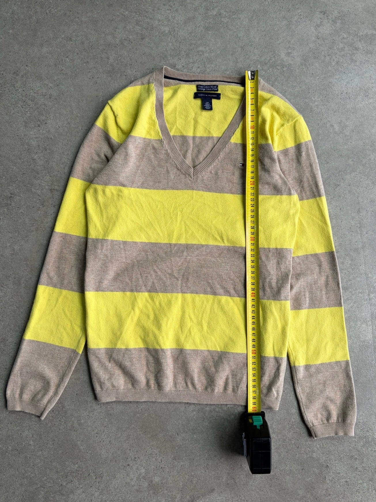 סוודר Tommy Hilfiger פסים וינטג׳ - XS