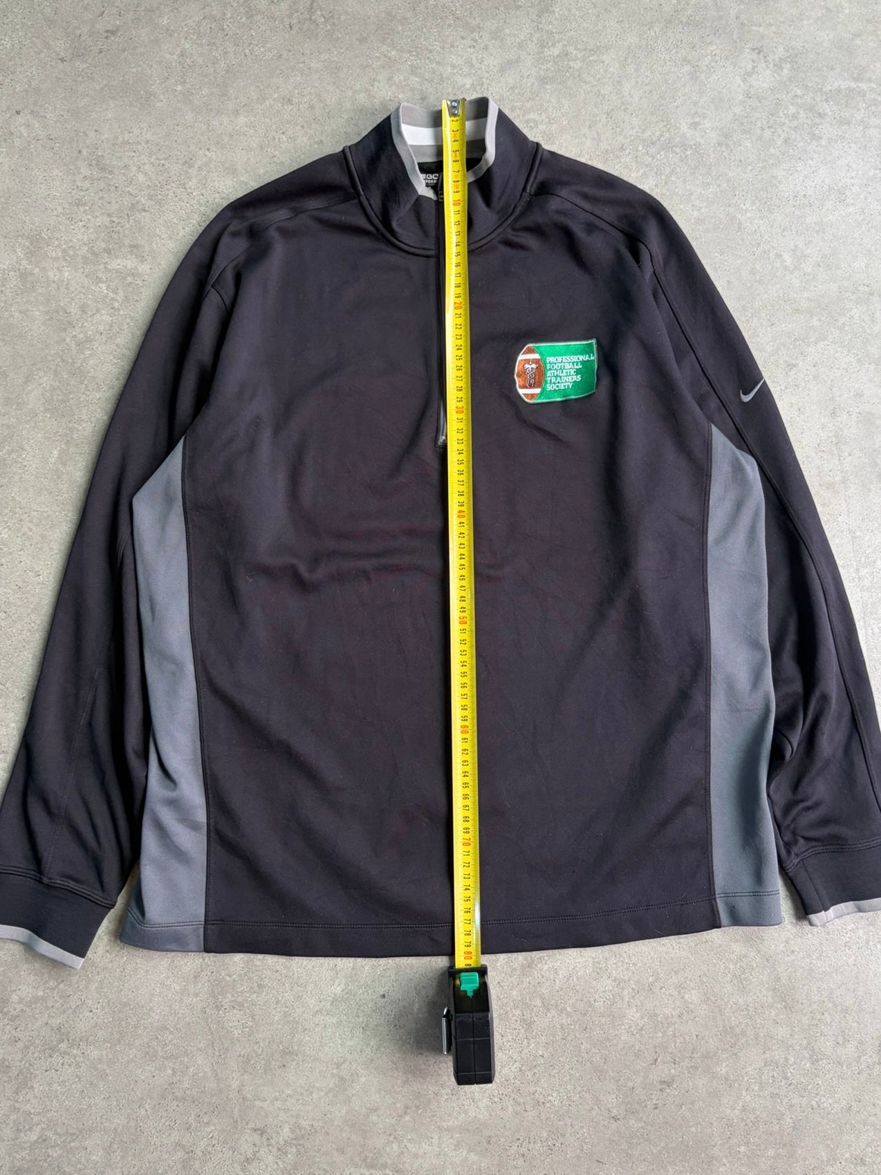 פולאובר Nike חצי רוכסן Professional Football Athletic Trainers Society וינטג׳ - XL