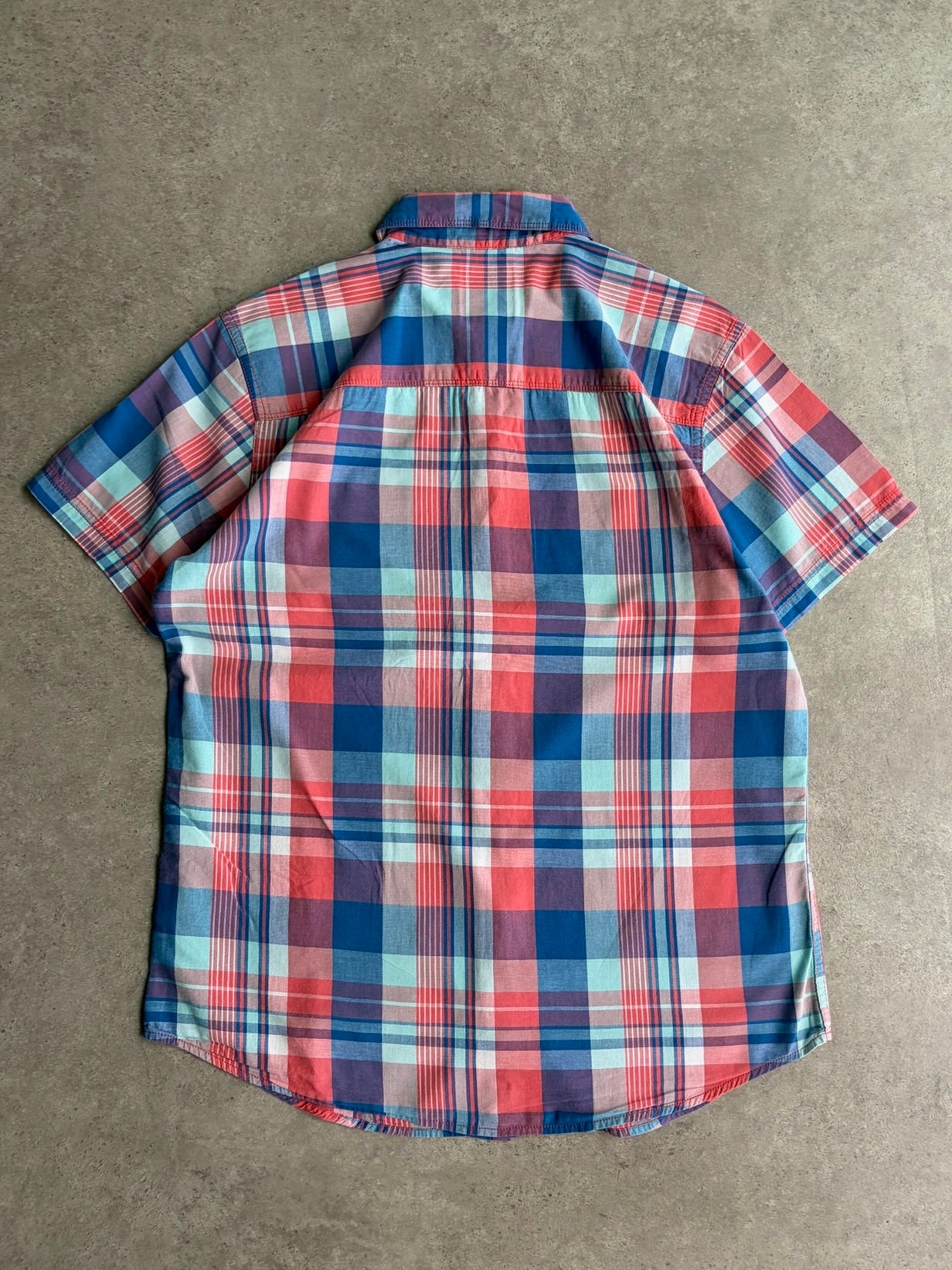 חולצת Levi's משבצות שרוול קצר וינטג׳ - M