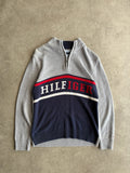 סוודר Tommy Hilfiger רבע רוכסן וינטג׳ - S – סריג וינטג׳ טומי הילפיגר | DNA תל אביב