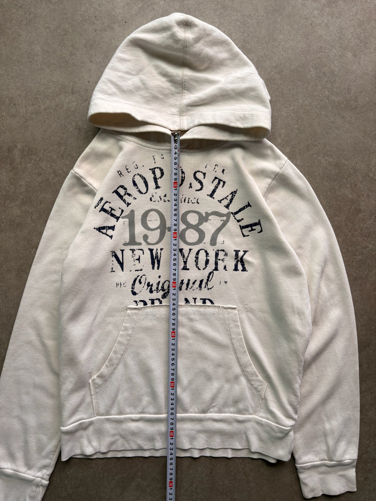 הודי Aeropostale וינטג׳ - L – סווטשירט וינטג׳, תמונה 4