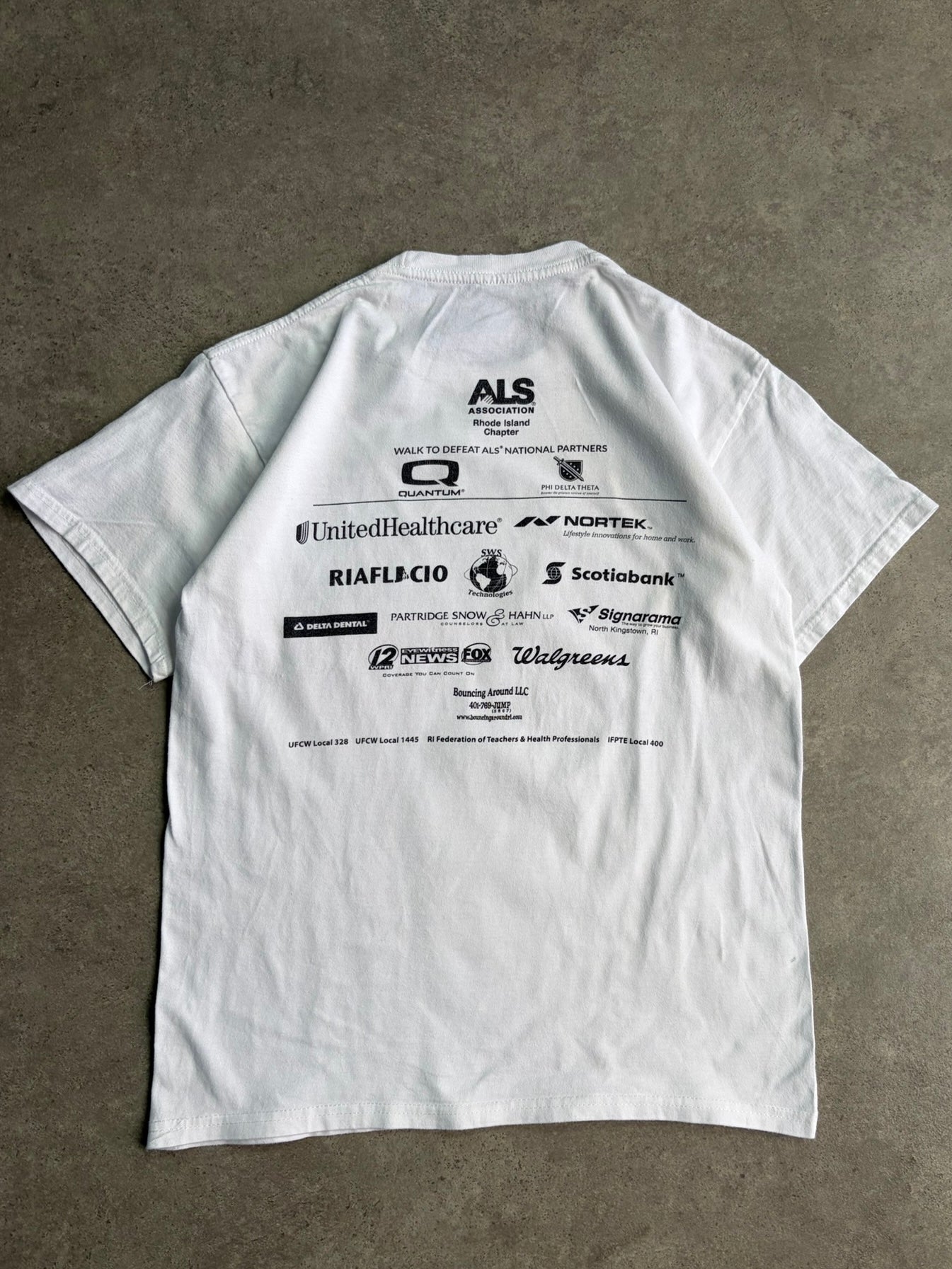 טי שירט Walk to Defeat ALS וינטג׳ - XS