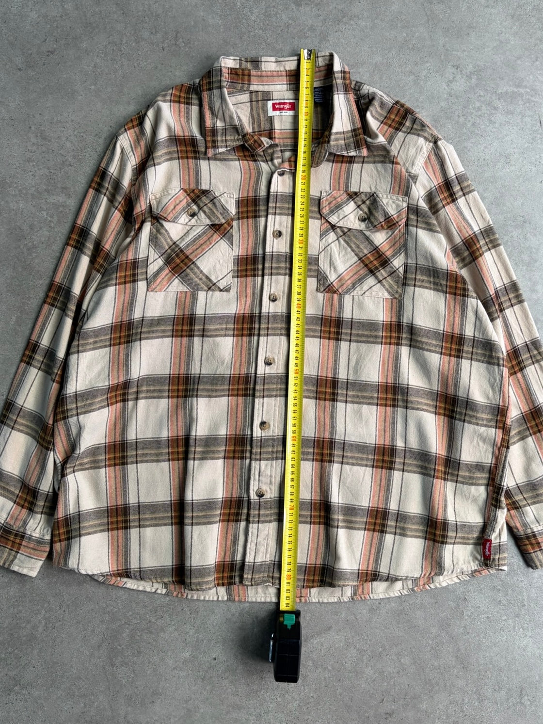 חולצת פלאנל Wrangler וינטג׳ - 3XL
