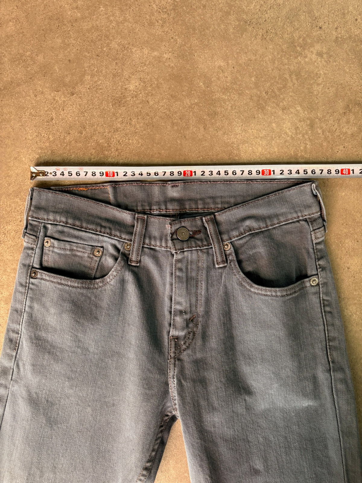 ג'ינס Levi's 511 וינטג׳ אפור - 28 – ג׳ינס ליוויס וינטג׳, תמונה 3