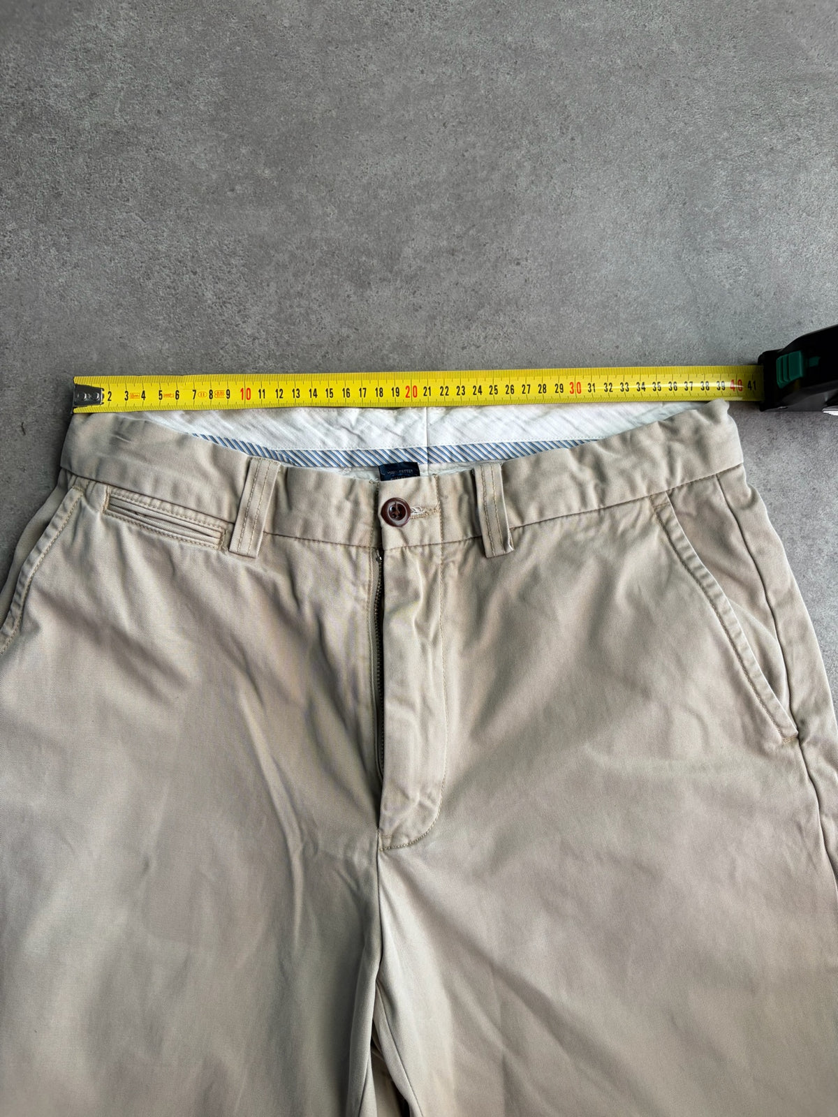 מכנס צ'ינו וינטג׳ Ralph Lauren בז׳ - 32 – מכנסי וינטג׳ ראלף לורן, תמונה 3