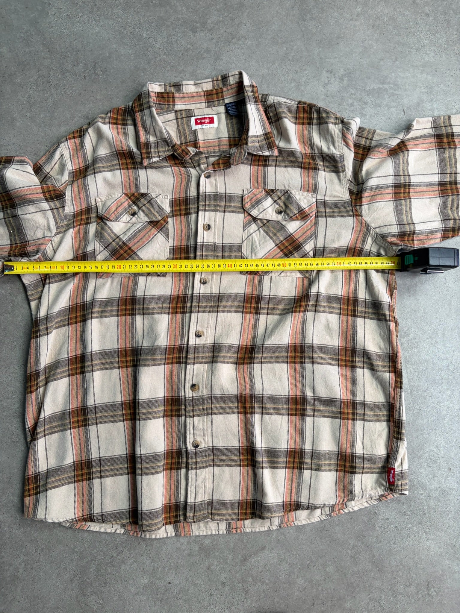 חולצת פלאנל Wrangler וינטג׳ - 3XL