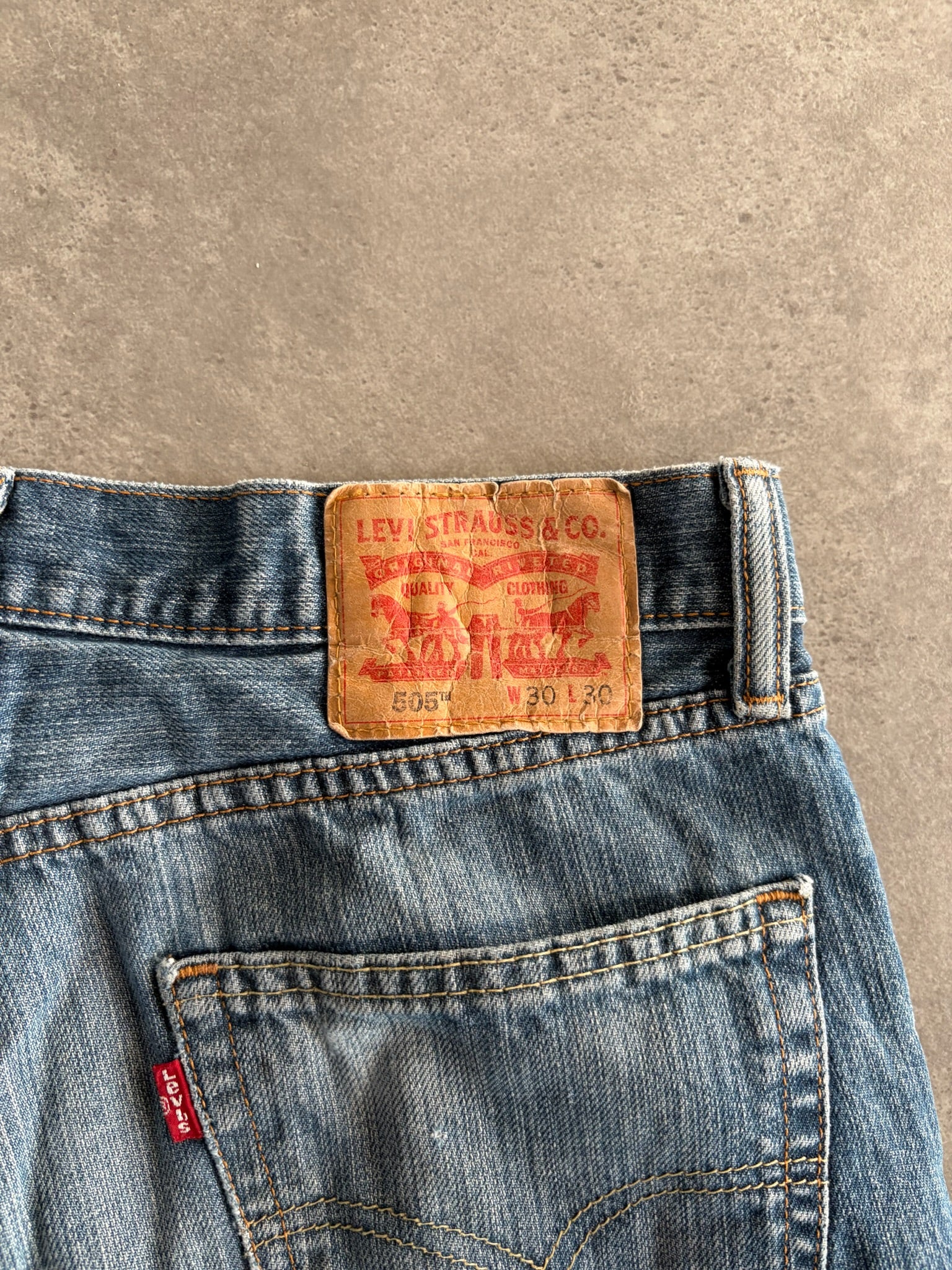 שורטס ג׳ינס Levi's 505 קאט אוף וינטג׳ - 31