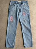 ג׳ינס עבודה Levi's 505 עם טלאי בנדנה וינטג׳ - 32