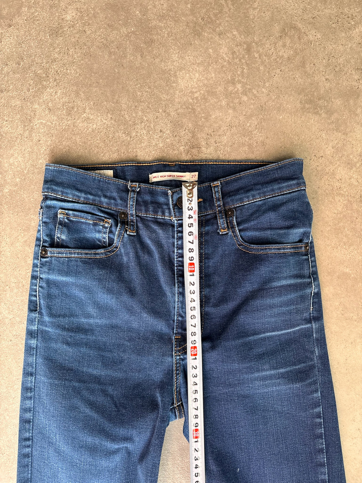 שורט ג'ינס Levi's Mile High Skinny וינטג׳ - 25 – שורט ג׳ינס וינטג׳ ליוויס, תמונה 7