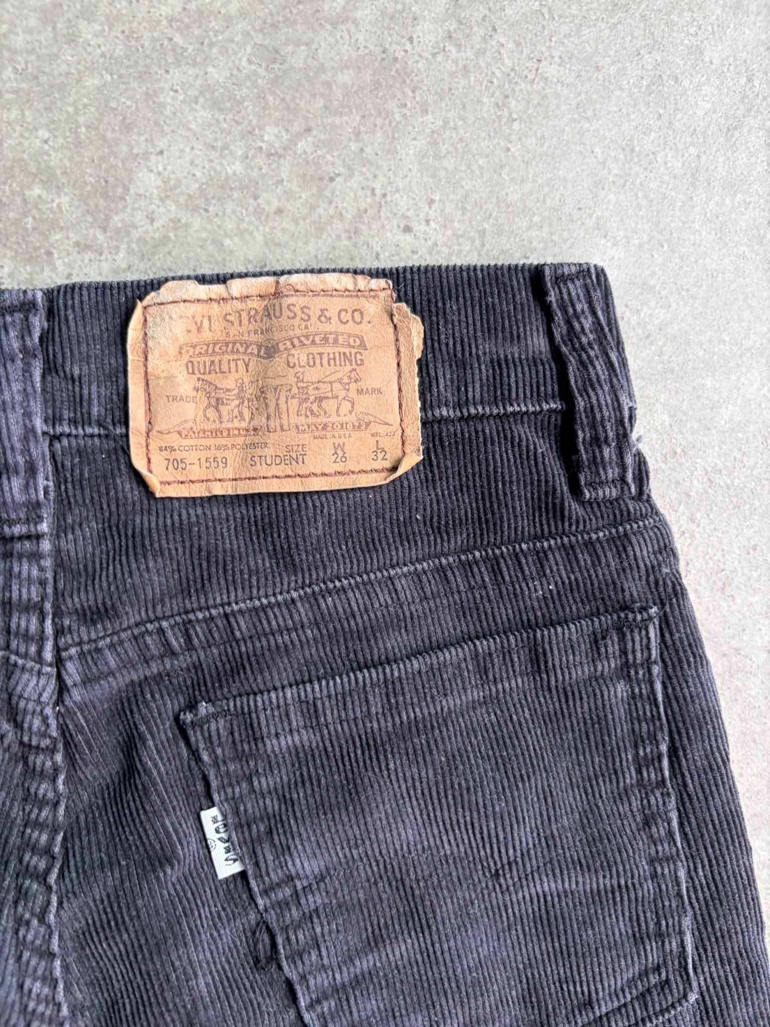 מכנסי קורדרוי Levi's 705 וינטג׳ - 24