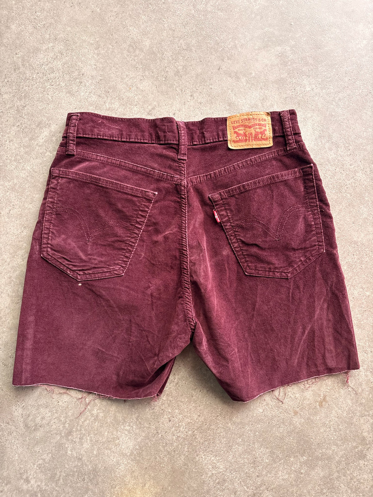 שורט קורדרוי Levi's Wedgie Skinny וינטג׳ - 28 – שורטס וינטג׳ ליוויס, תמונה 2