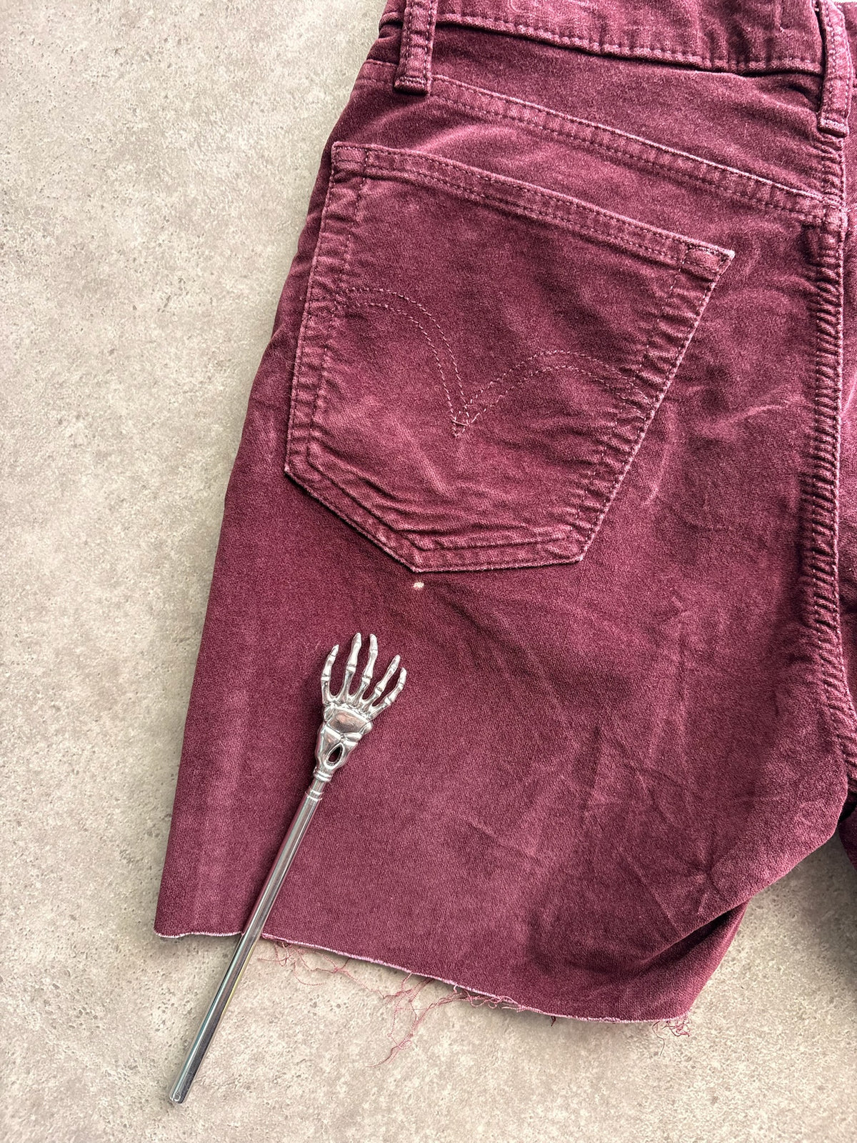 שורט קורדרוי Levi's Wedgie Skinny וינטג׳ - 28 – שורטס וינטג׳ ליוויס, תמונה 3