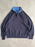 סריג חצי רוכסן Tommy Hilfiger וינטג׳ - XL