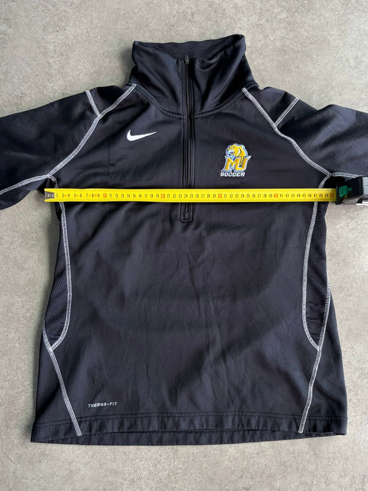 סווטשירט Nike Therma-Fit חצי רוכסן Marquette Soccer וינטג׳ - S