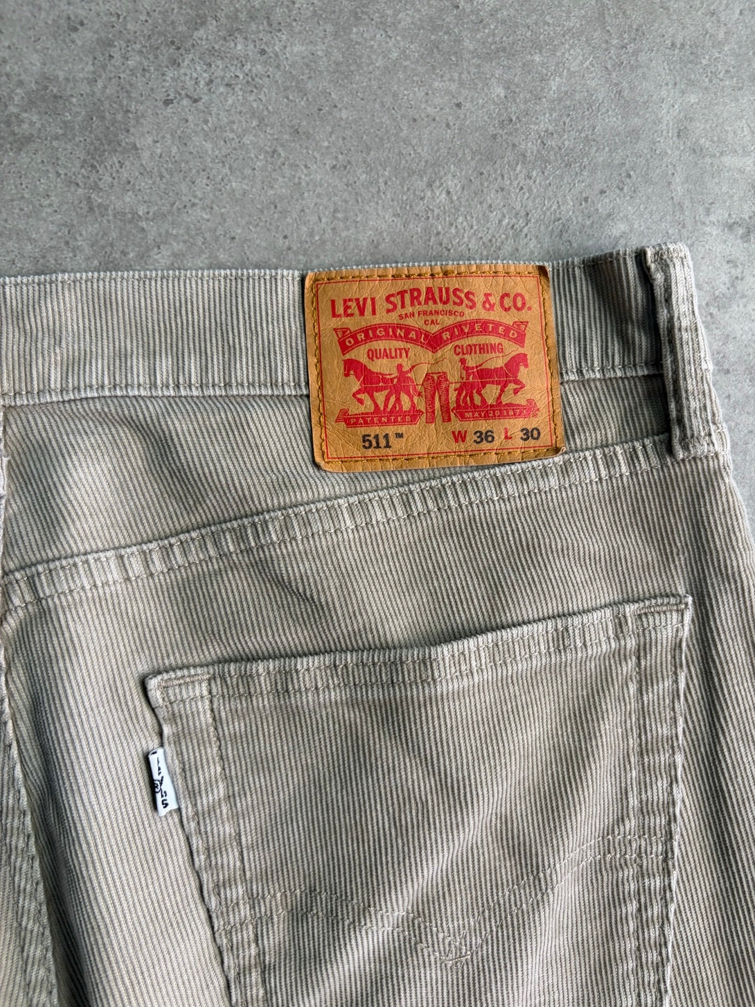 מכנסי קורדרוי Levi's 511 וינטג׳ - 36