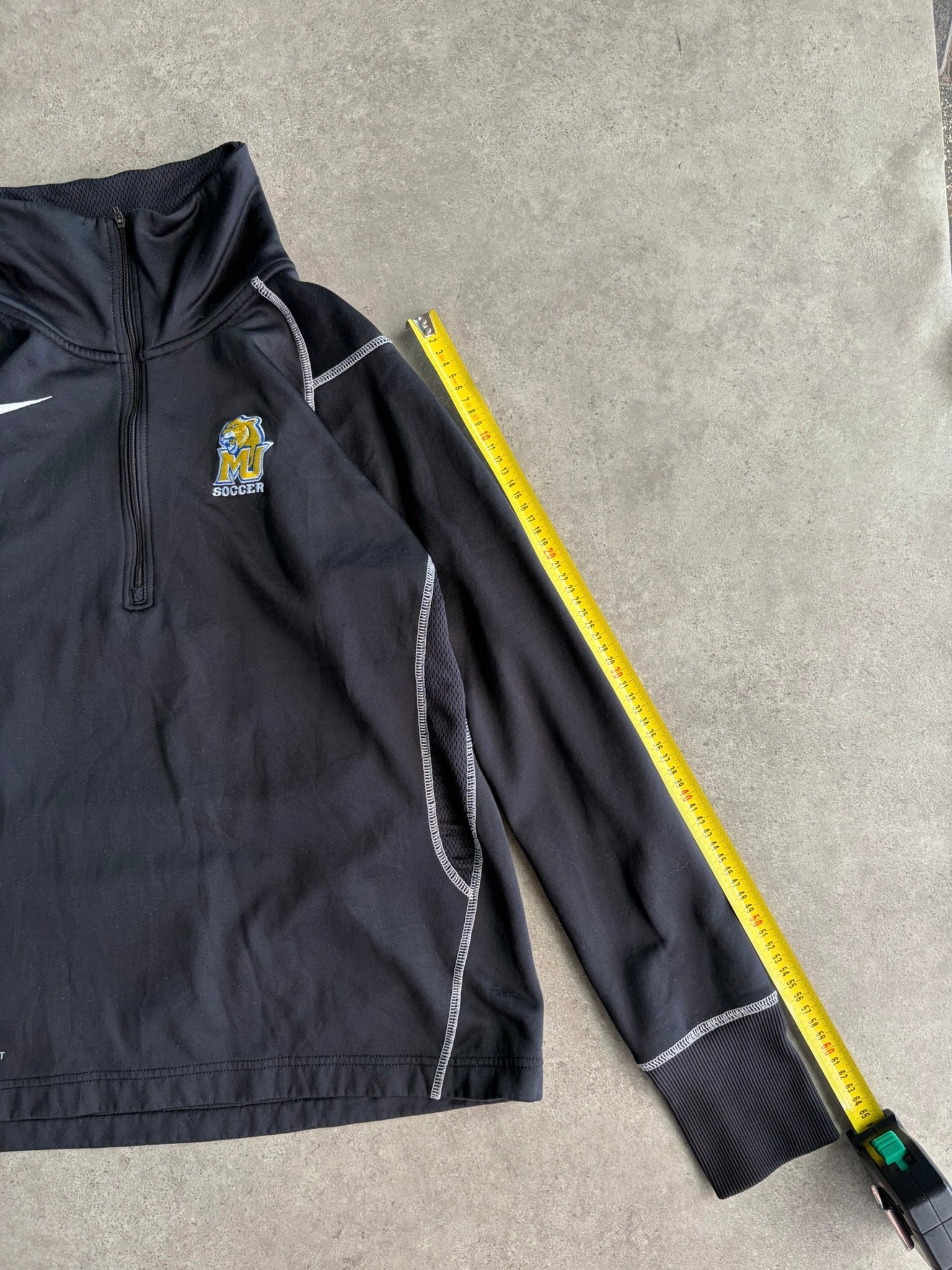 סווטשירט Nike Therma-Fit חצי רוכסן Marquette Soccer וינטג׳ - S