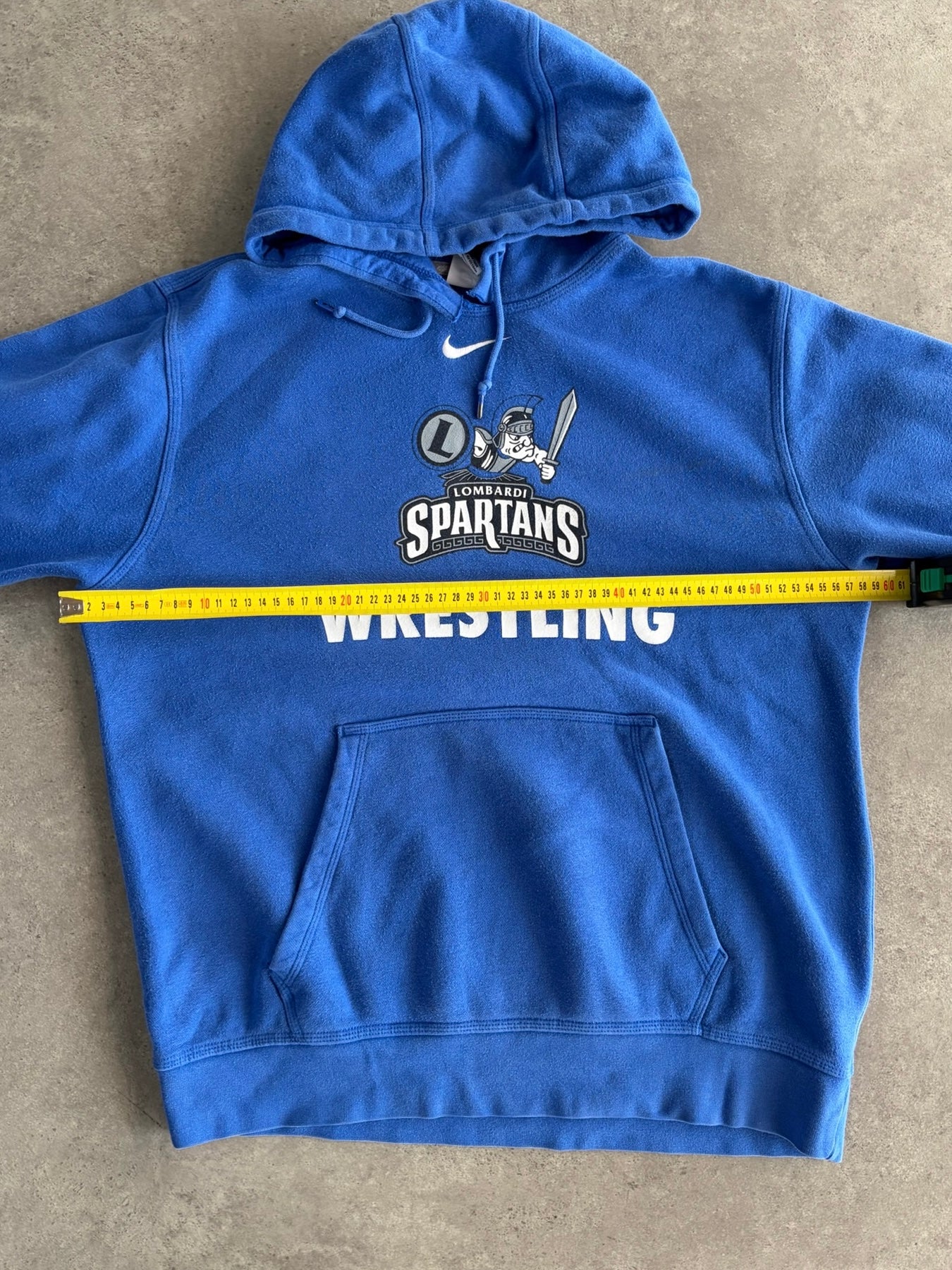 הודי Nike קבוצת היאבקות Lombardi Spartans וינטג׳ - L