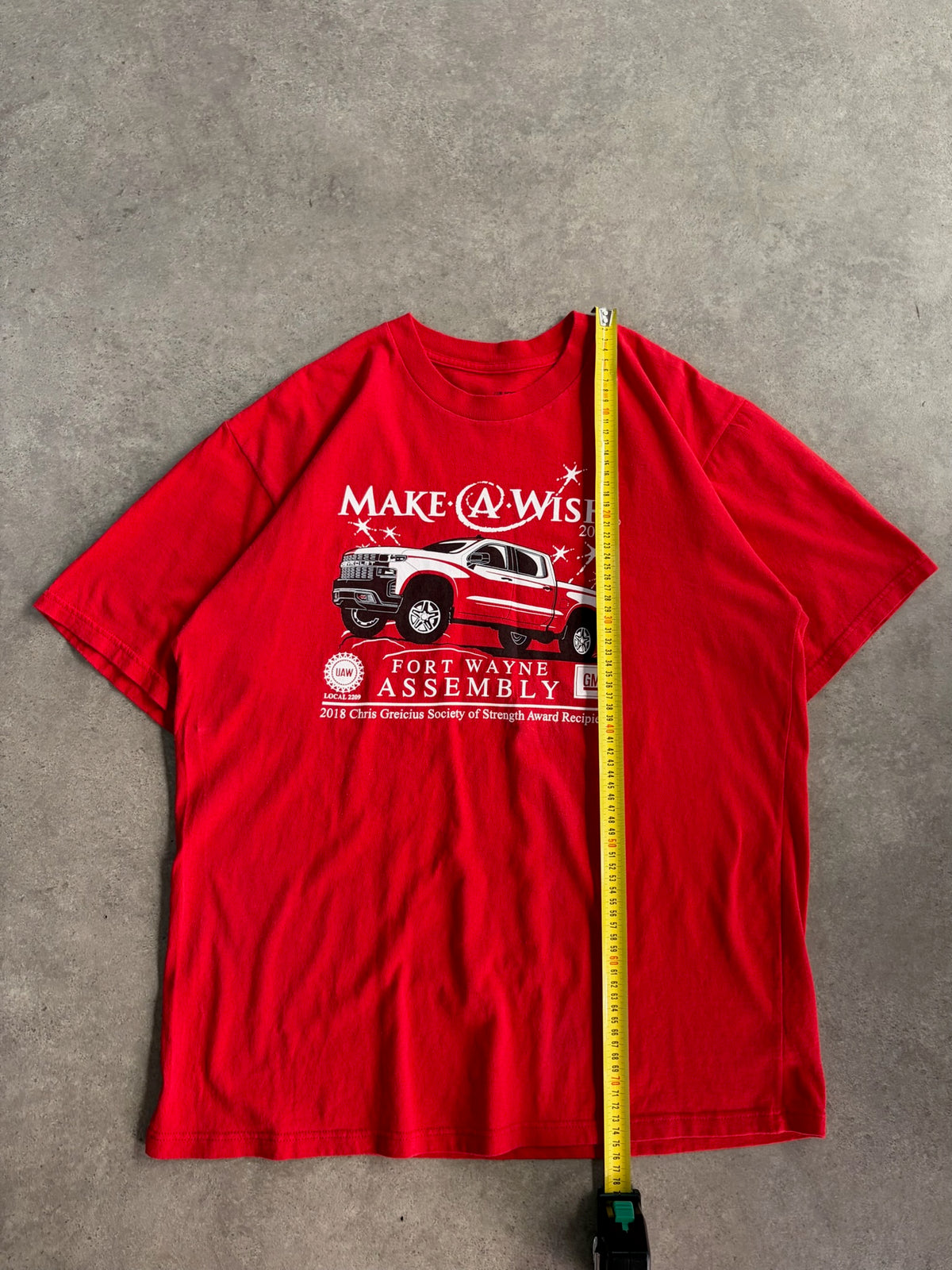 טישירט Make A Wish Fort Wayne Assembly GM וינטג׳ - L – טי שירט וינטג׳, תמונה 4