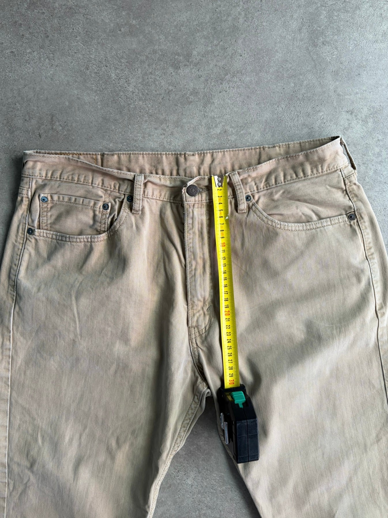 מכנסי Levi's 505 בז׳ וינטג׳ - 37