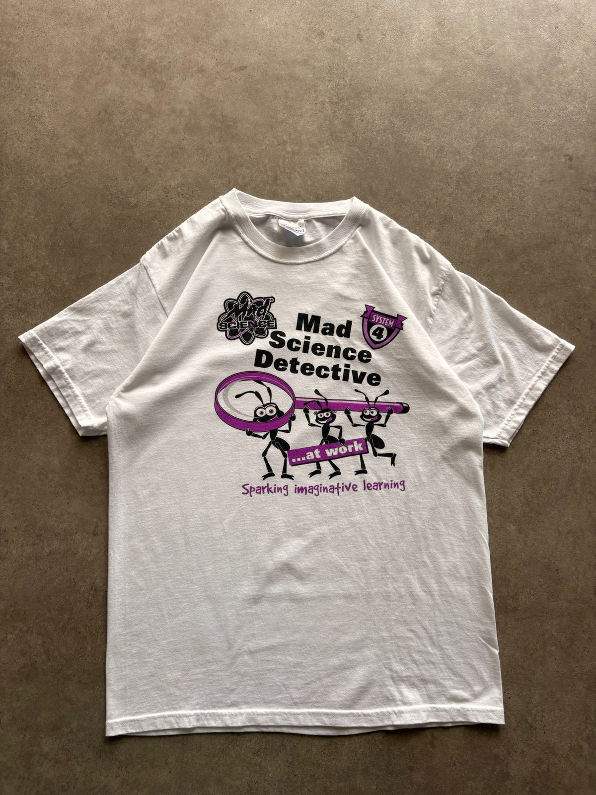 טישירט Mad Science Detective וינטג׳ - M