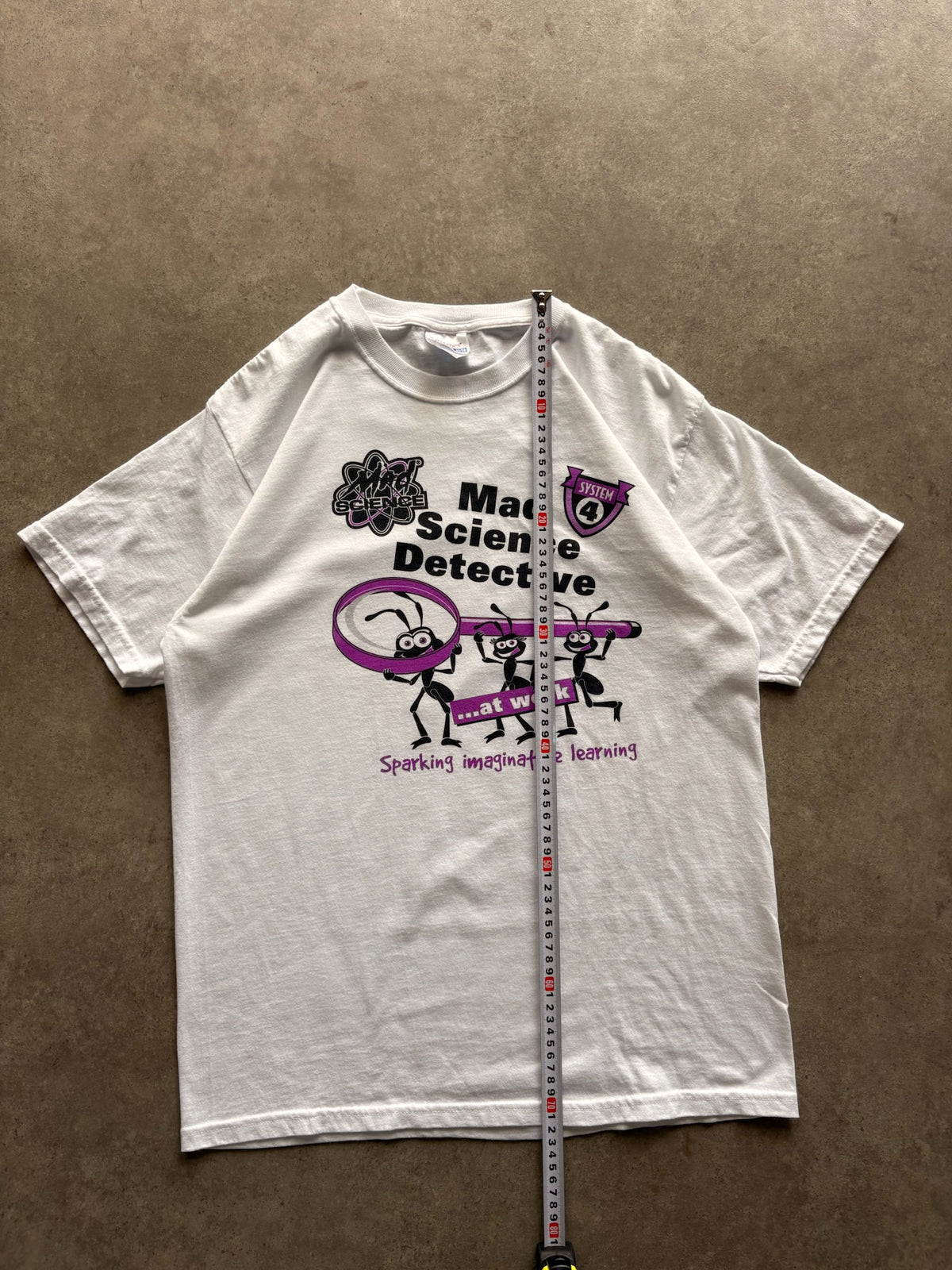 טישירט Mad Science Detective וינטג׳ - M