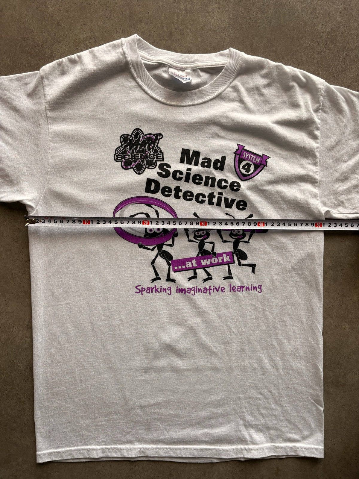 טישירט Mad Science Detective וינטג׳ - M