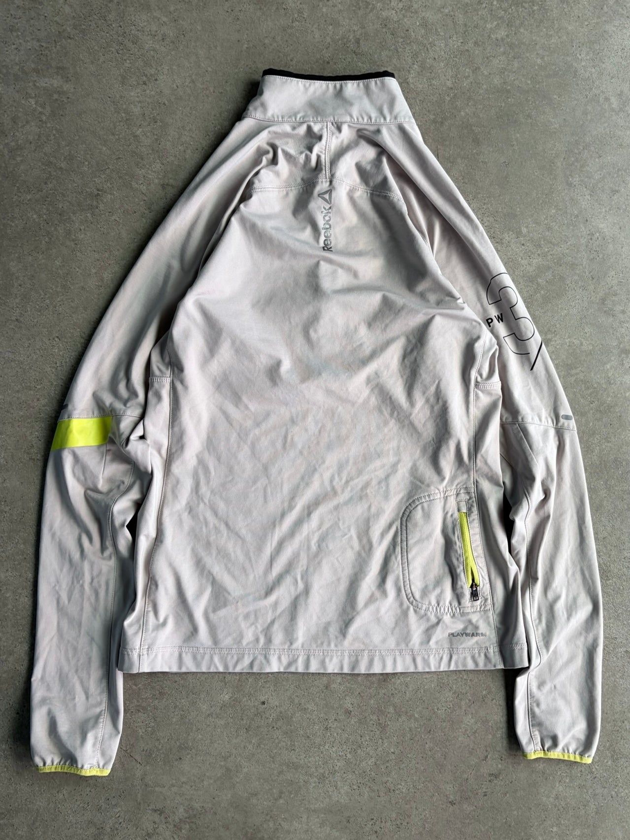 חולצת ריצה Reebok PlayWarm חצי רוכסן וינטג׳ - XXS