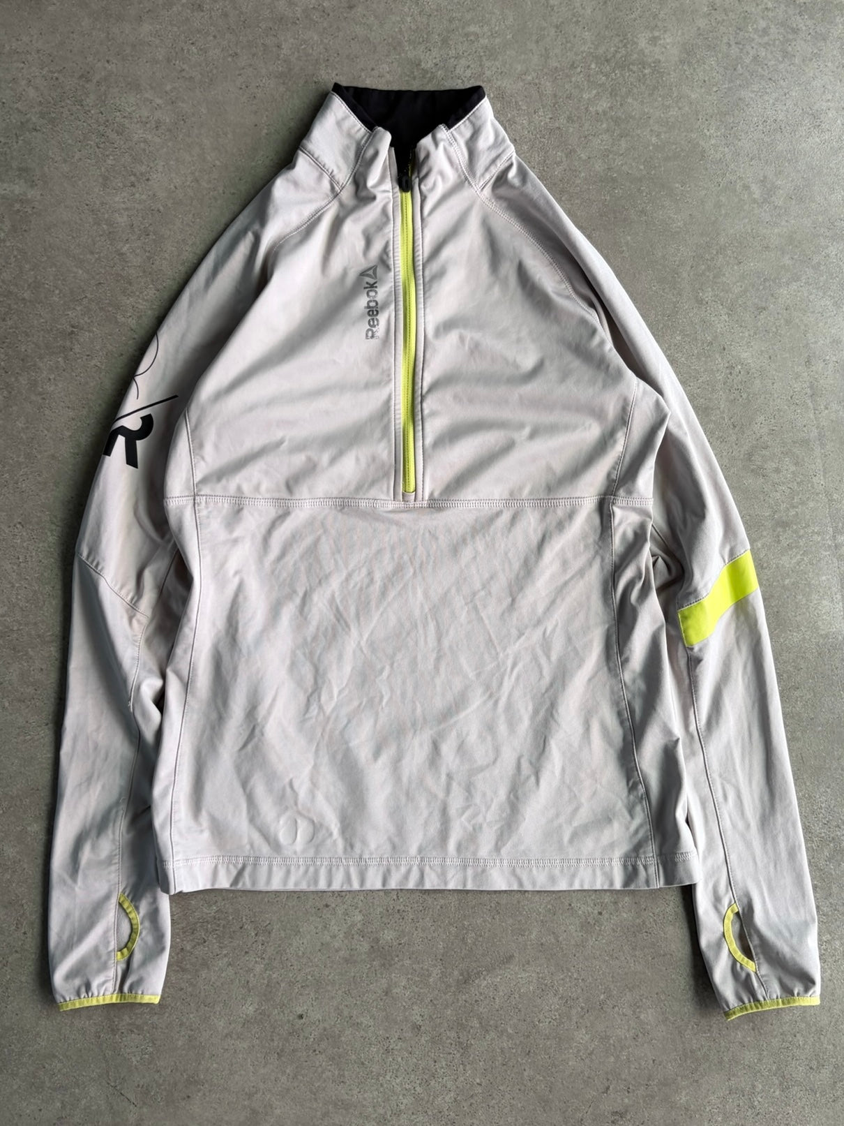 חולצת ריצה Reebok PlayWarm חצי רוכסן וינטג׳ - XXS