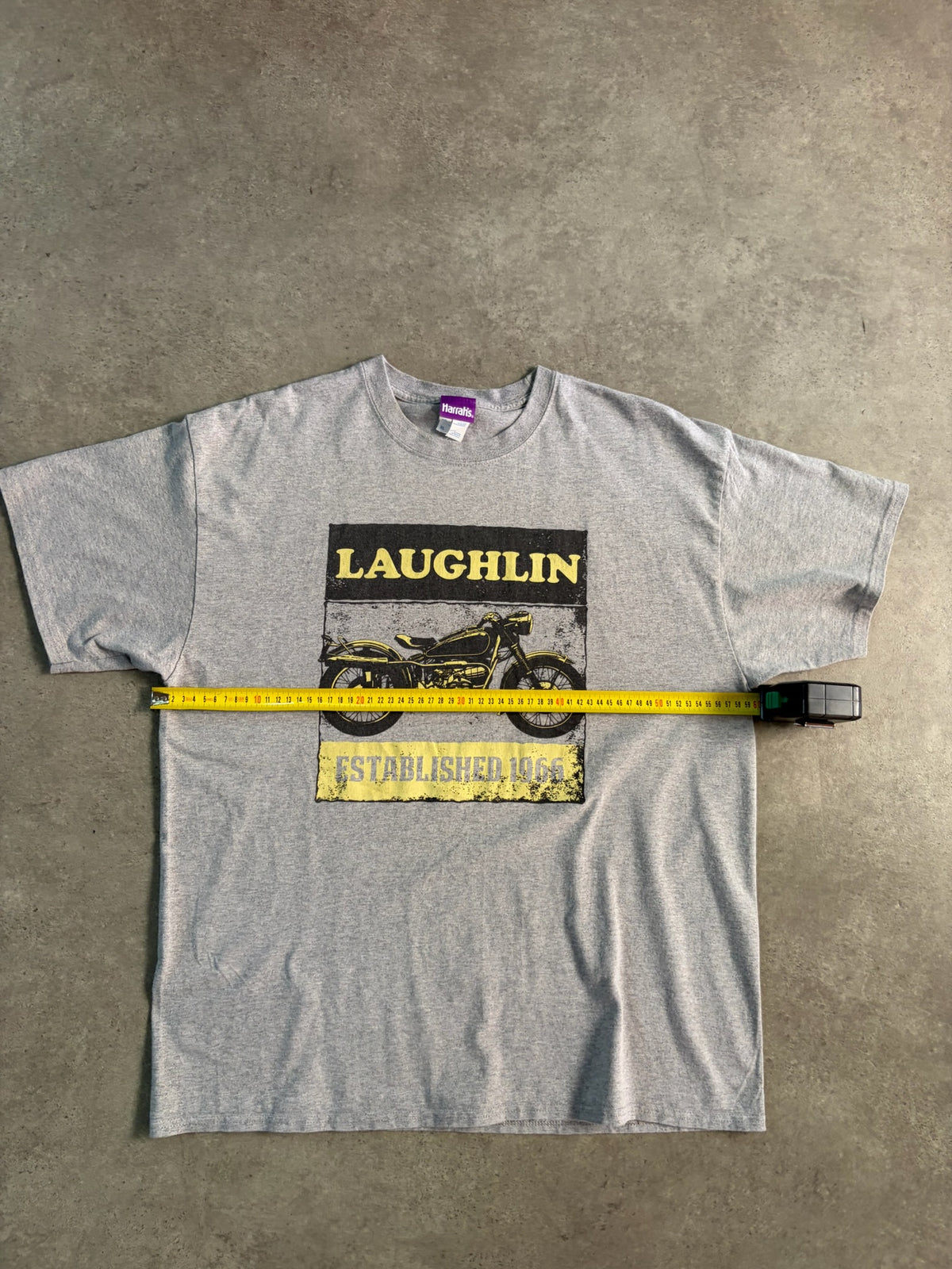 טישירט Harrah's Laughlin הדפס אופנוע וינטג׳ - XL – טי שירט וינטג׳, תמונה 3