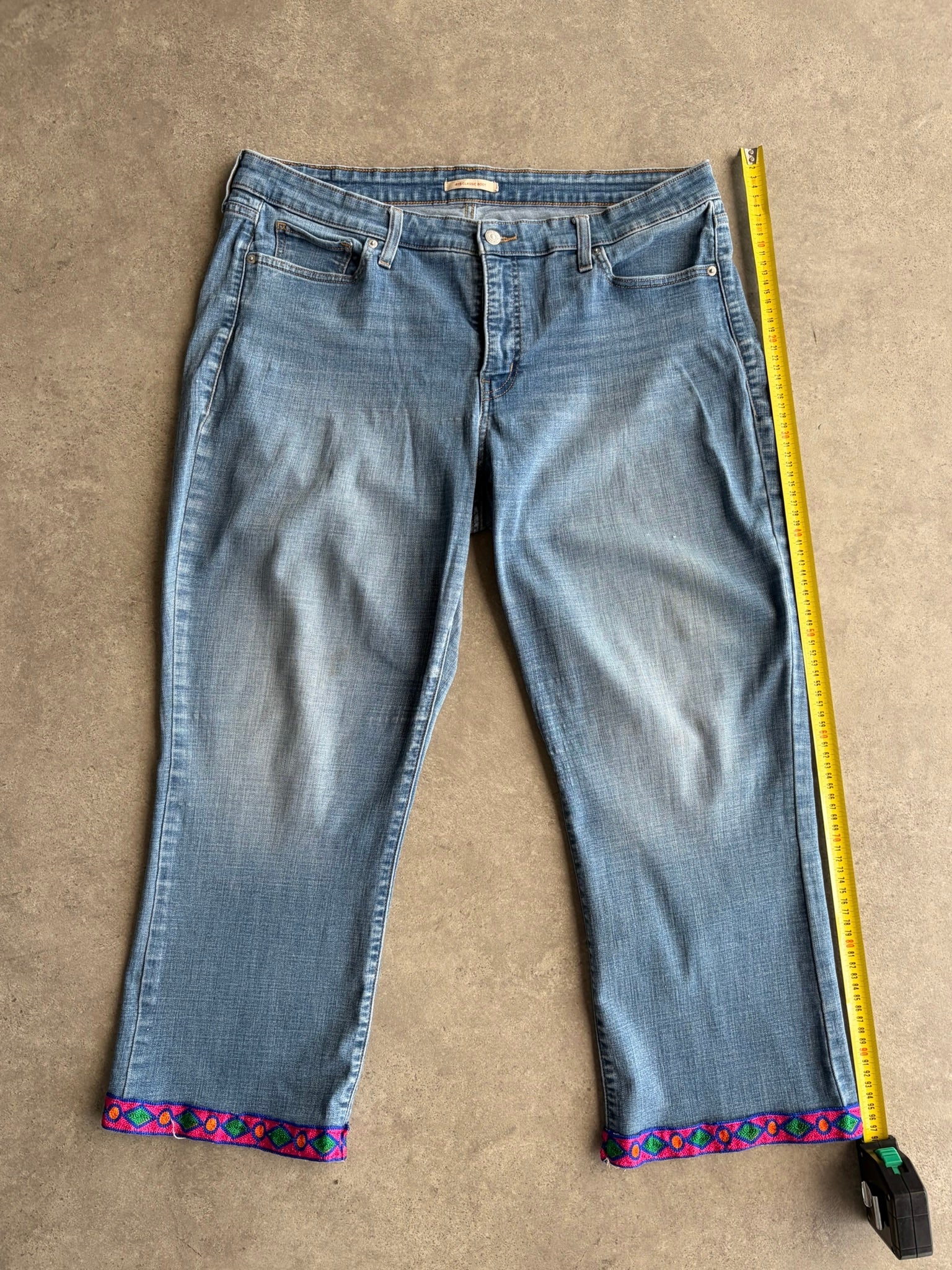 ג׳ינס Levi's 415 עם רקמה וינטג׳ - 38