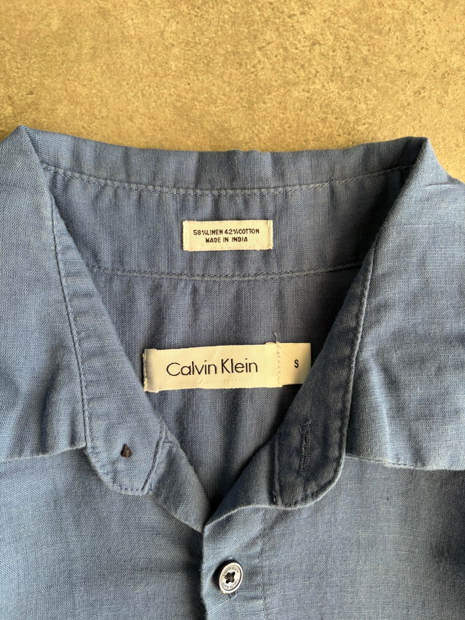 חולצת פשתן Calvin Klein וינטג׳ - S