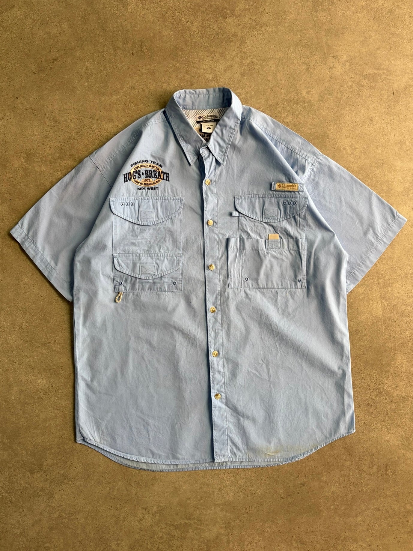 חולצת דיג Columbia PFG Hog's Breath וינטג׳ - XL