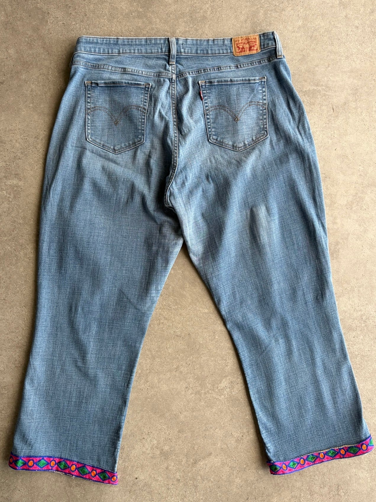 ג׳ינס Levi's 415 עם רקמה וינטג׳ - 38