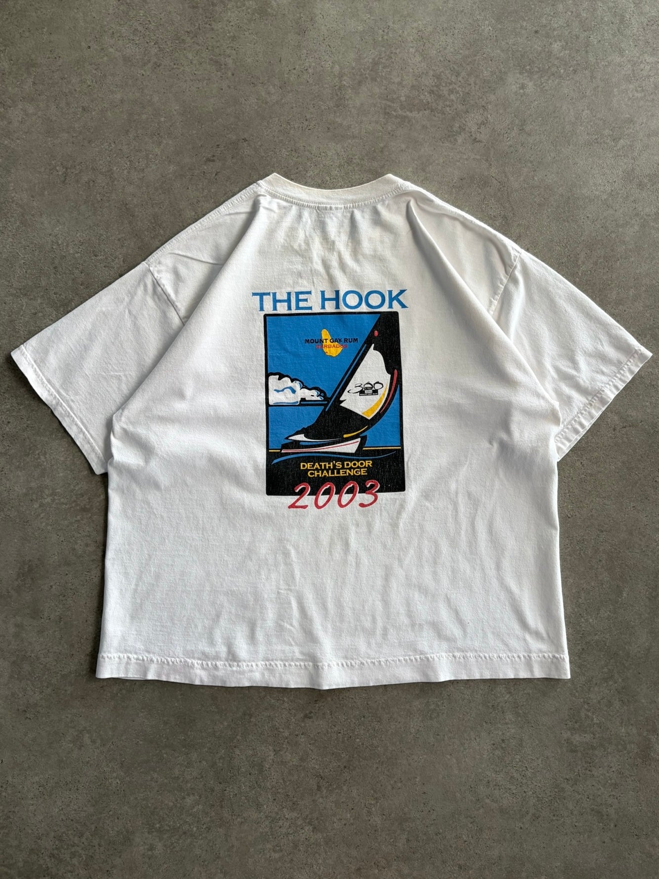 טי שירט מירוץ שייט The Hook וינטג׳ - XL